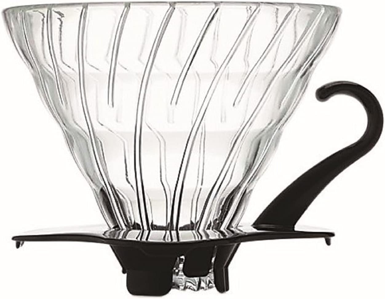 V60 02 Dripper (Siyah Cam)