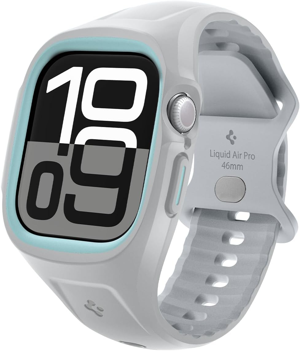 46mm Seri 11/10 ile Uyumlu Kılıf & Kordon Kayış Air Pro Gray - ACS09318