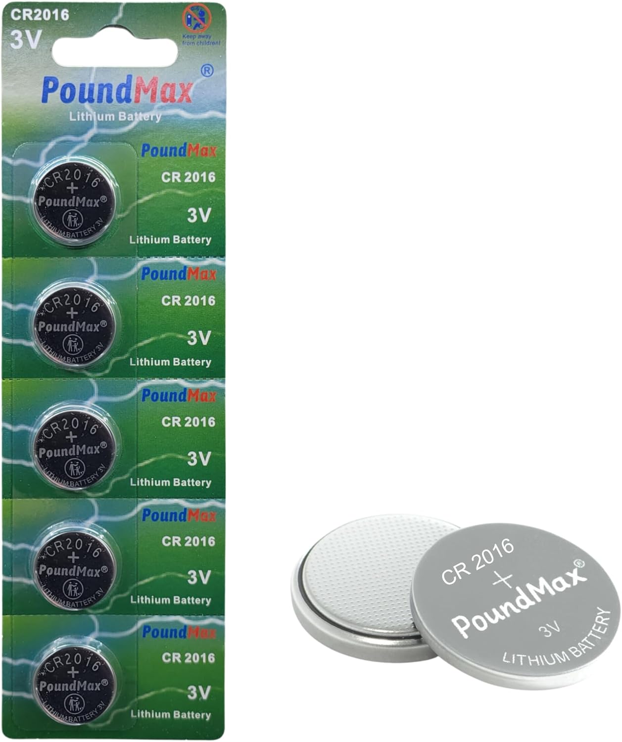 Lityum CR2016 düğme hücreli pil, 3 V | 1 x Blister 5 Adet