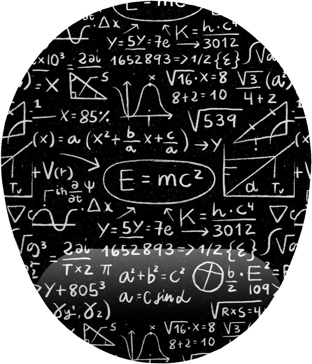 E=mc2 ve Formül Bilek Destekli Mouse Pad