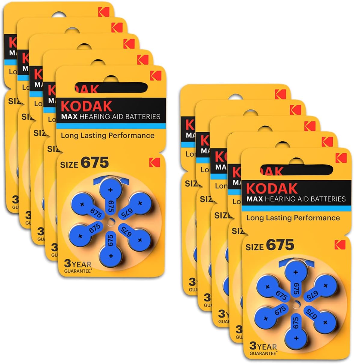 6 Adet P675 işitme Cihazı Pili