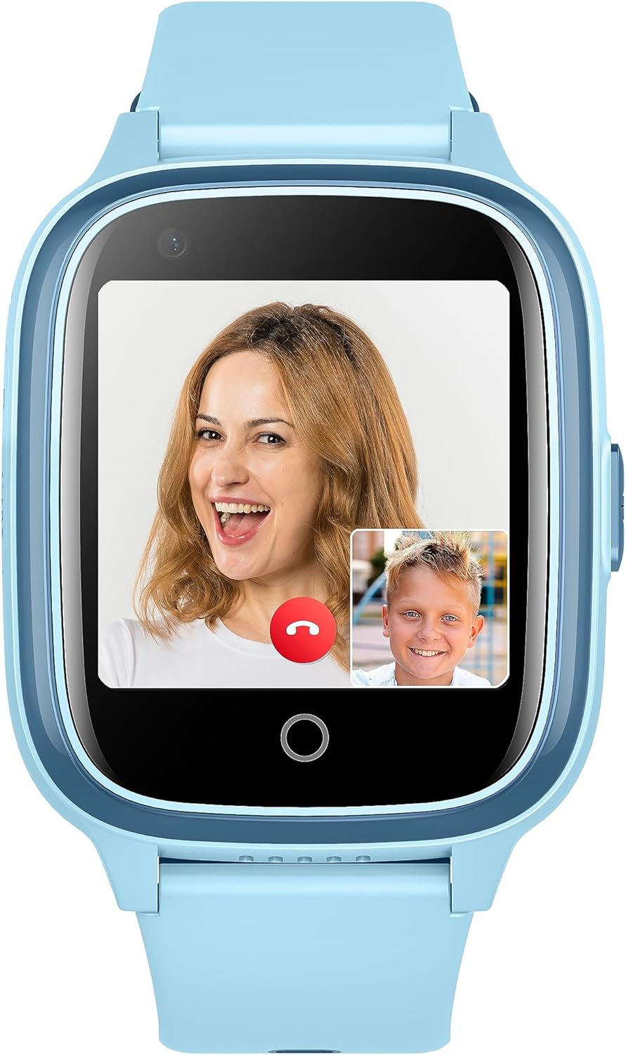 4.5G Akıllı Çocuk Saati, Görüntülü Görüşme - Konum - Sesli Görüşme - SOS Acil Arama - OKUL MODU - Koldan Çıktı sensörü (mavi)