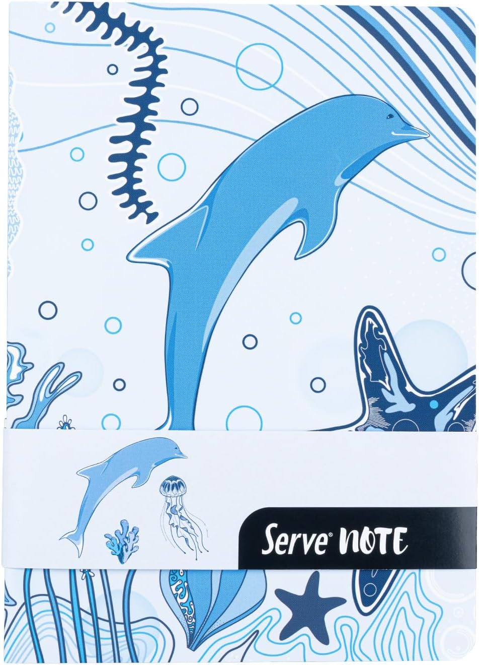 NOTE DEFTER 15 X 21 CIZGILI DESENLİ GOK MAVI