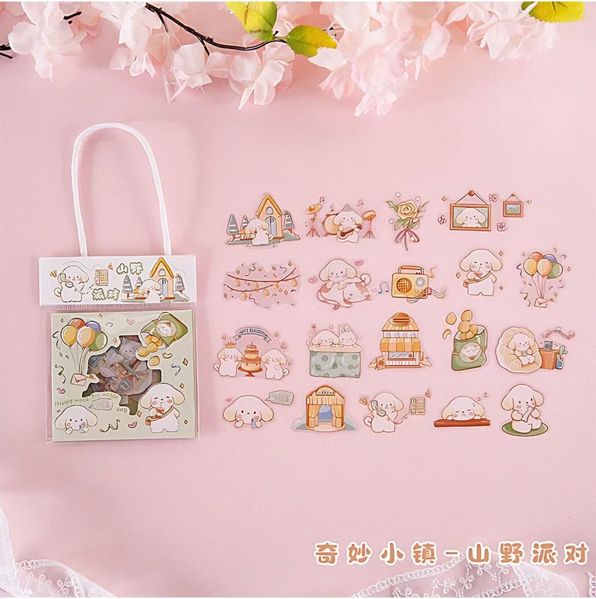 GUGUK Mountain Party Temalı 40 Adet Seti • Bullet Journal