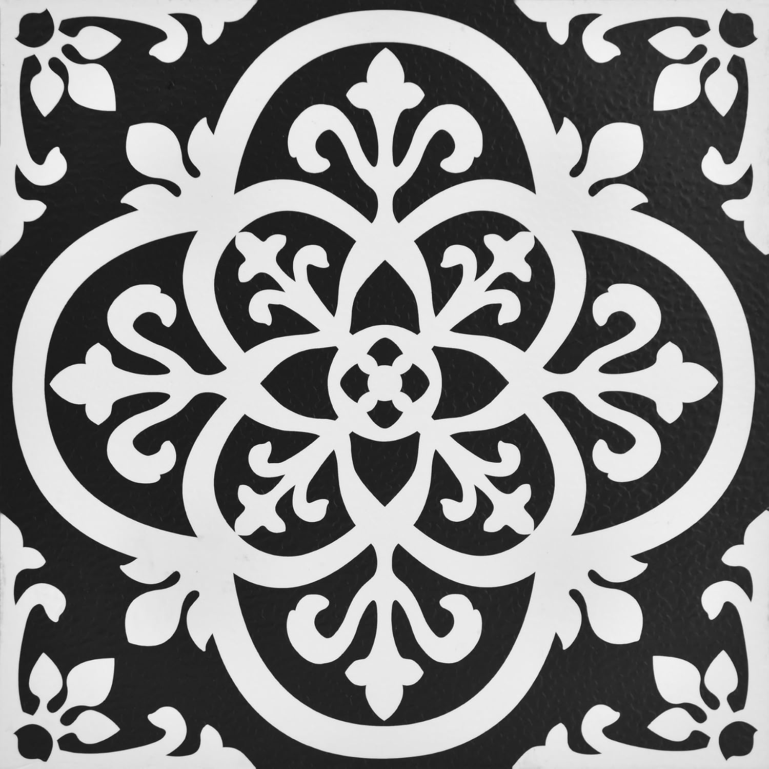 FP2475 Gotik Peel & Stick Yer Karosu, Siyah