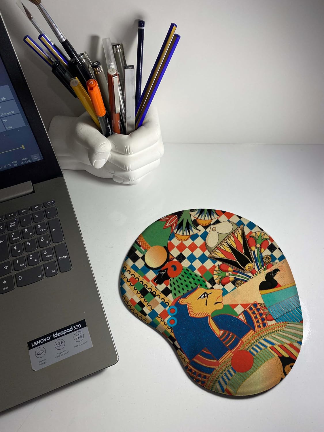Baskılı Bilek Destekli Mouse Pad - Dünya Serisi