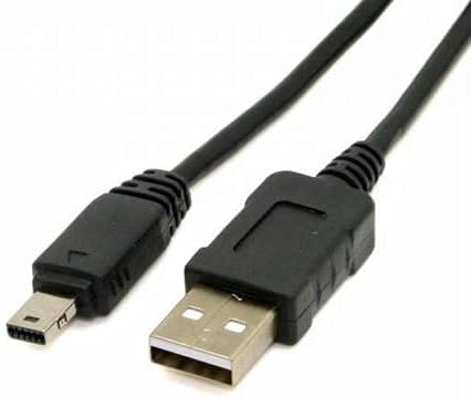 12 Pin Fotoğraf Makinesi Usb Kablosu CASIO Exilim EX-ZR20 ZR casio fotoğraf makinası kablosu