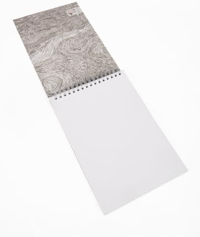 The Starry Night, 1889, A4 Eskiz Defter I, Çizgisiz, 50 Sayfa, 100 gram, Beyaz Renk, Spiralli,