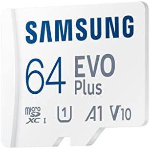 Evo Plus 64GB SDXC U1 Sınıf 10 A1 160MB/s Micro SD Bellek Kartı Adaptörlü 2021 Sürümü (MB-MC64KA/EU)