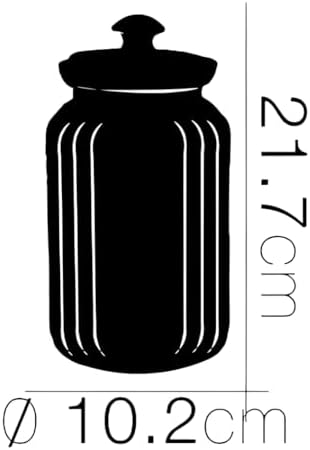 Cam Kapaklı Kavanoz, 1500cc