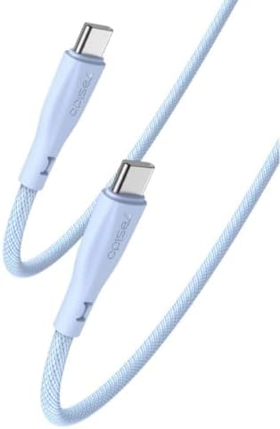 1.2M 60W Type-C to Type-C PD Hızlı Şarj Kablosu - Mavi