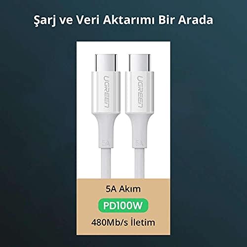 5A Type-C Şarj ve Data Kablosu 1 Metre