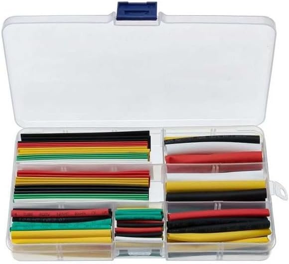 140 adet Isıyla Daralan Makaron Kiti Isıyla Daralan Makaron DIY Elektrik Kablosu Çeşitli boru