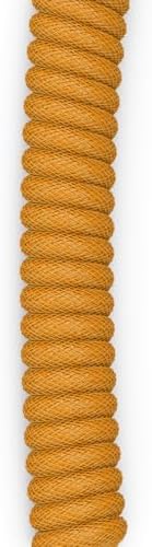 Coiled Keyboard Cable – Coiled USB C Cable Artisan Braided for Mechanical Gaming Keyboard Coiled Cable - Custom Keyboard Cable
