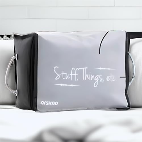 Things, etc Çok Amaçlı Hurç Sepet Seti, Baskılı, Saplı, 30x22x20 cm, Yıkanabilir