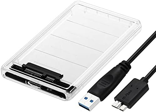 2.5 İnç USB 3.0 Harici SSD Harddisk Şeffaf Taşınabilir HDD Kutusu 4266