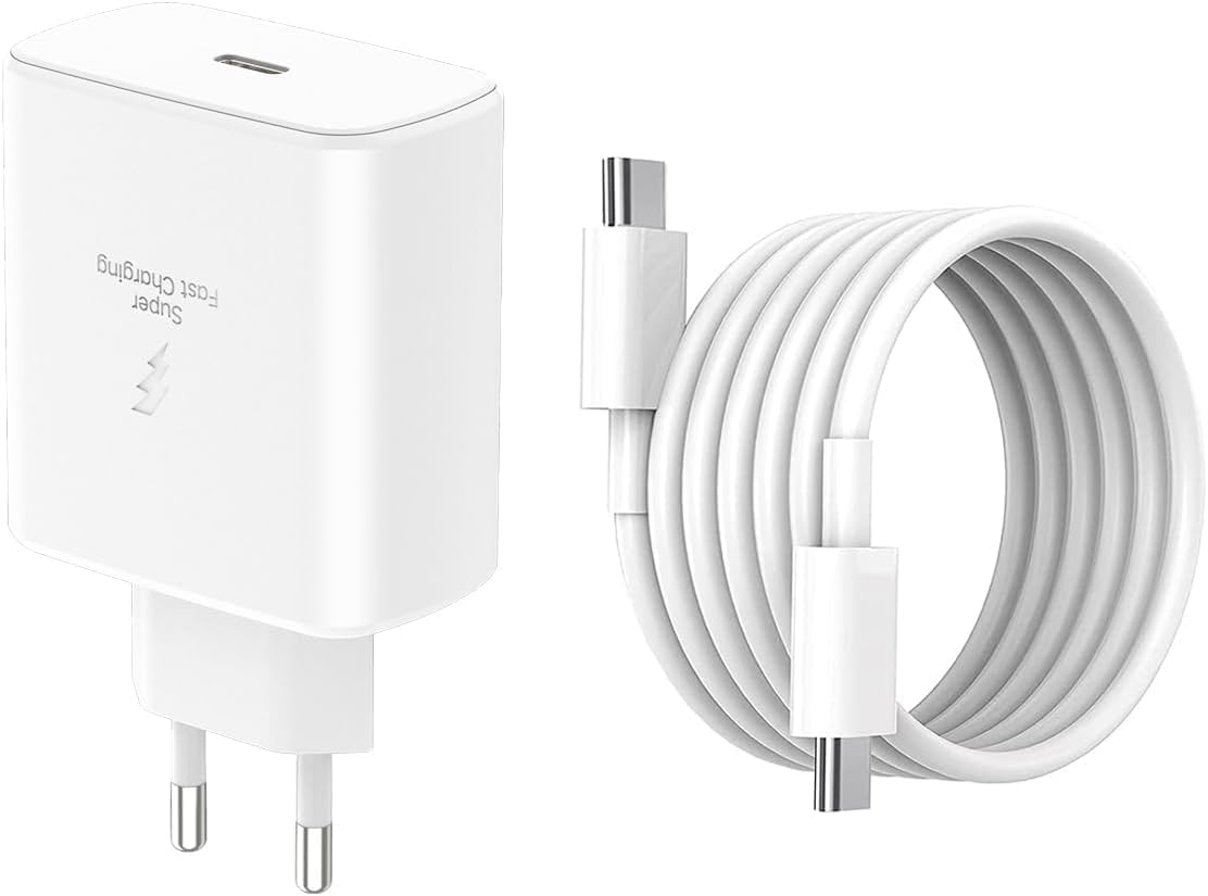 ® 45W PD Hızlı Şarj Adaptörü + 100W USB-C to USB-C Kablo | Süper Hızlı Şarj | Type-C Şarj Aleti |, 15/16/17, iPad, MacBook,, ile Uyumlu