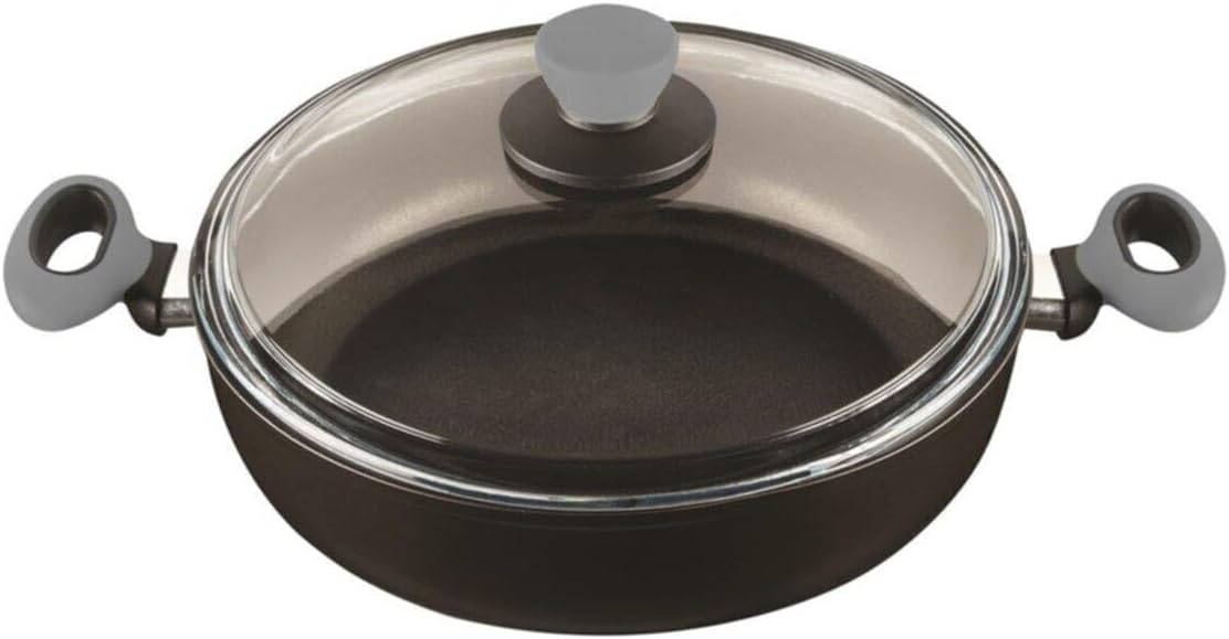 28Cm Sığ Tencere/Gri