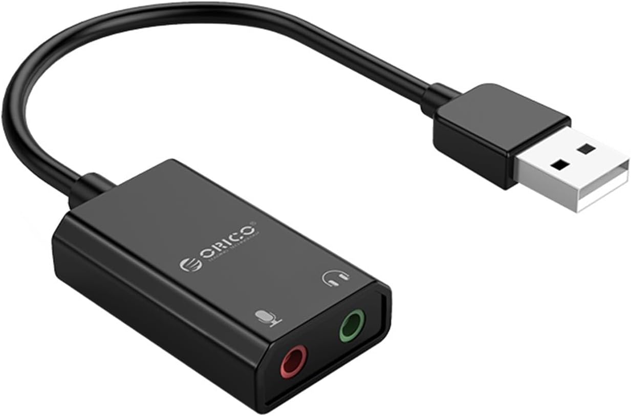 3.5mm Harici USB Ses Kartı, Siyah, SKT2