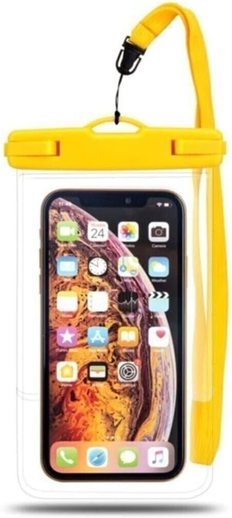 - Su Geçirmez Telefon Kılıfı – Waterproof Kılıf Askılı | Deniz, Havuz, Tatil İçin Dayanıklı Koruma - Sarı