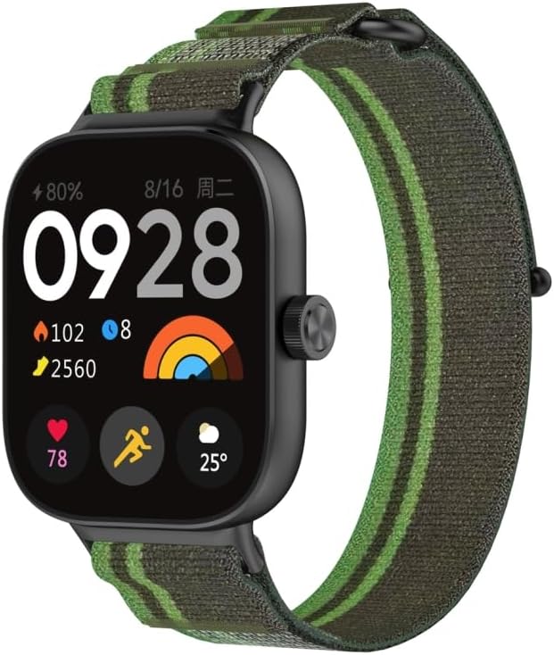 5/4/Mi Band 9 Pro/8 Pro ile Uyumlu Hook Loop Kordon Terleme Yapmayan Nefes Alabilir Hafif Yapılı Bilek Ölçüsüne Göre Ayarlanabilen Yedek Mi Band 9 Pro Kordonu