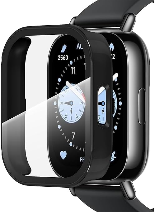 5 Lite için Sert Katmanlı Kasa Koruyucu Kılıf PC Malzeme + Ekran Korumalı Çizilmeye Karşı Koruyan Dokunmatiği ve Görüntüyü Etkilemeyen 5 Lite Koruyucu (Siyah)