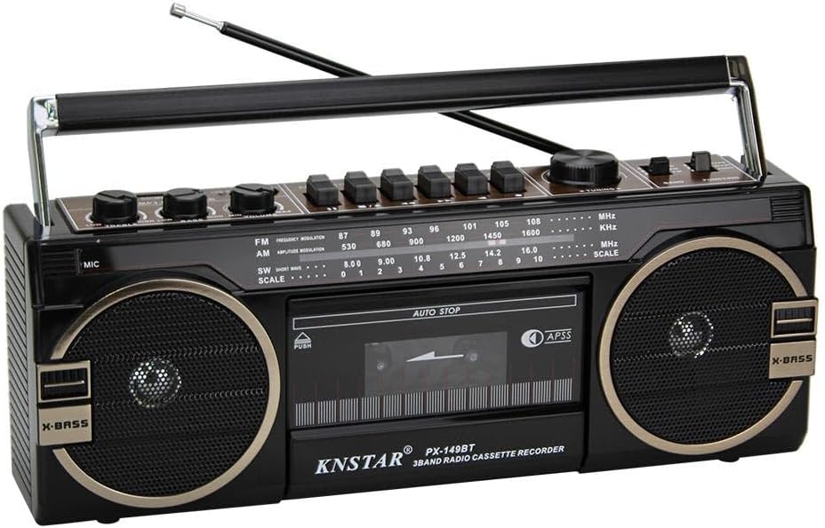 PX-149BT Müzik Seti Kasetçalar FM Radyo USB MP3 Player Bluetooth Hoparlör