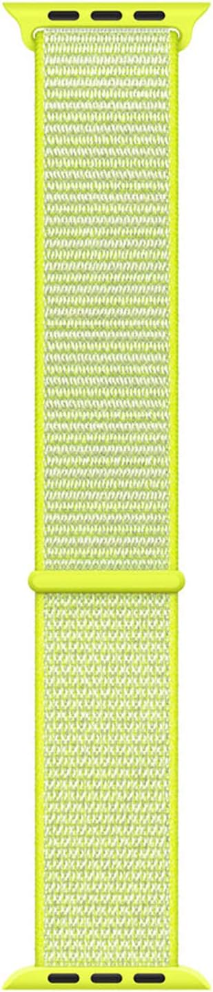 Series 4 40mm için Kordon Hasırlı Woven Light [ Series 4 40mm ile Uyumlu Kordon - Açık Sarı]