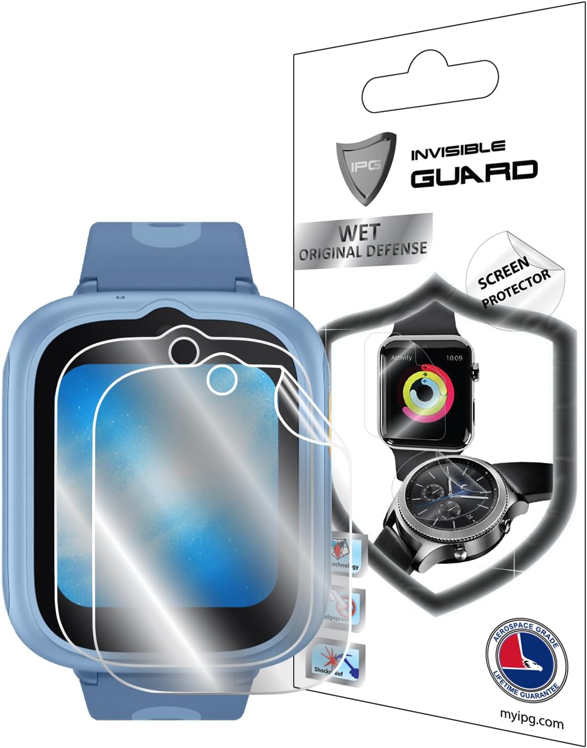 TCL MT48 Akıllı Çocuk Saati ile uyumlu IPG HydroGel Ekran Koruyucu (2 Adet)