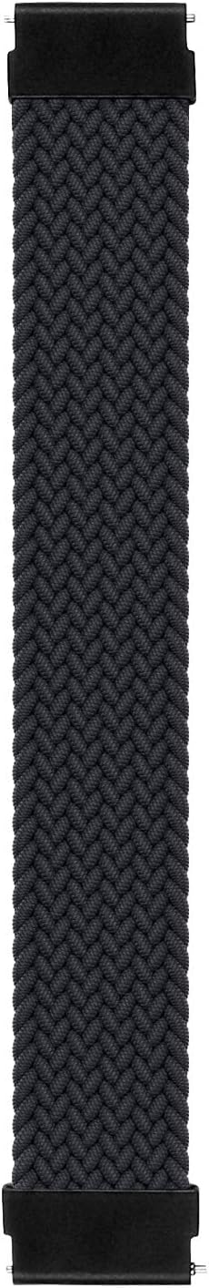 4 Pro için Kordon, (Medium Size, 155mm) Braided Solo  Siyah