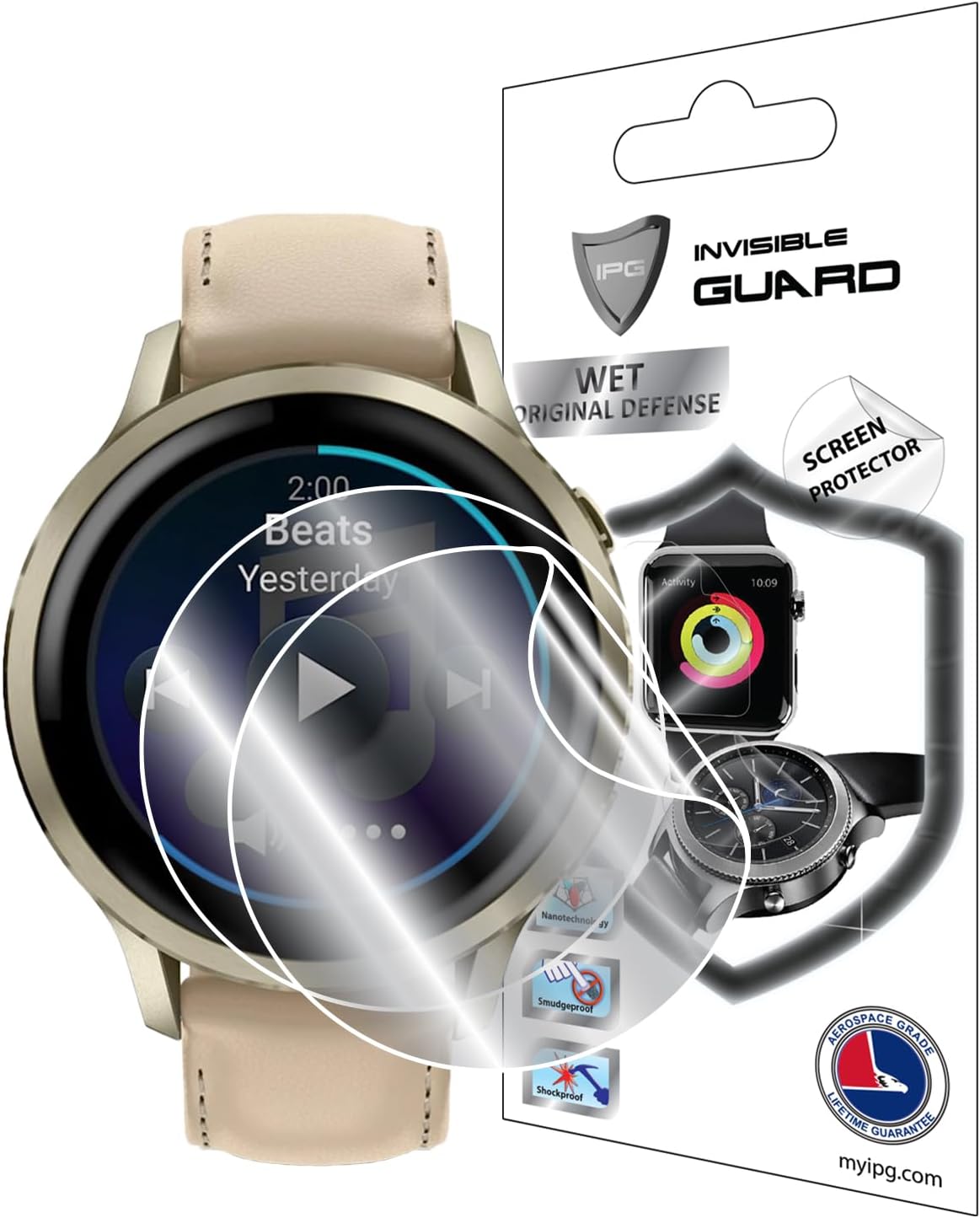 Venu® 4 (41mm) Akıllı Saat ile uyumlu IPG HydroGel Ekran Koruyucu (2 Adet)