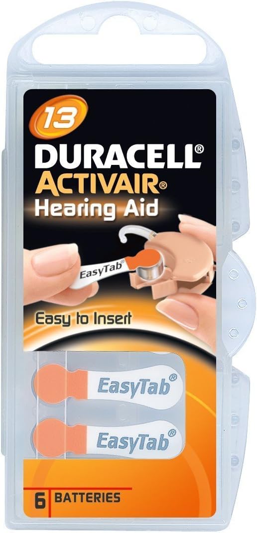60x Activair Tip 13 Turuncu işitme cihazı pili