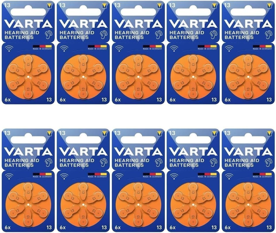 13 Numara İşitme Cihazı Pili 6'Lı Blister 10 Adet(60 Adet)