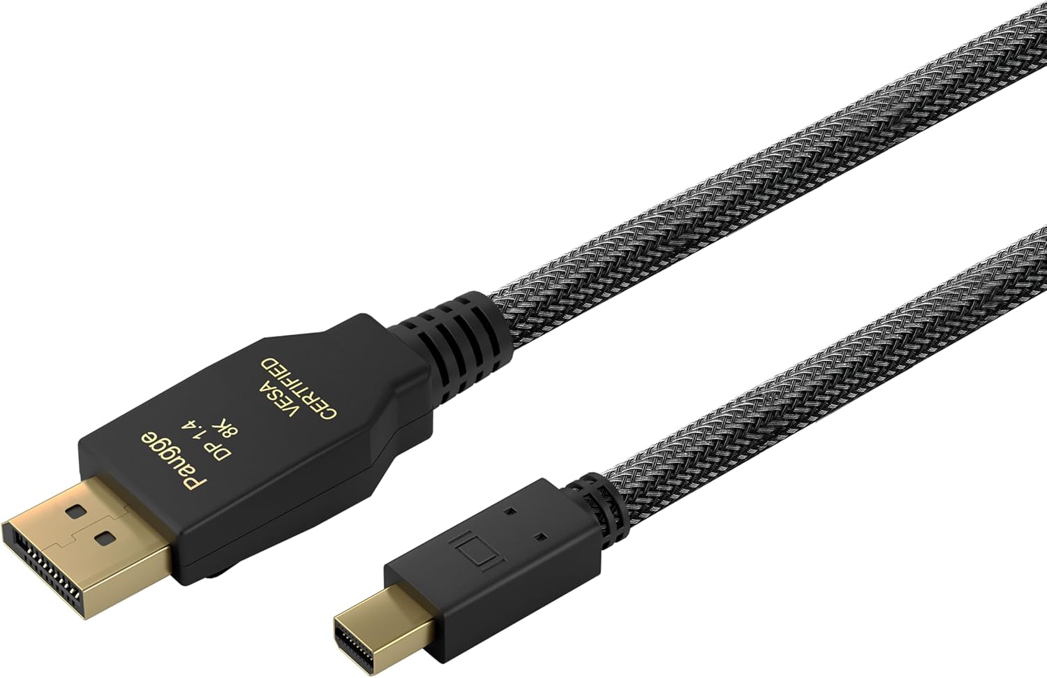 - DP 1.4 VESA Sertifikalı Thunderbolt2 Destekli Mini Kablo - 1.5m (ENTMDP1415)