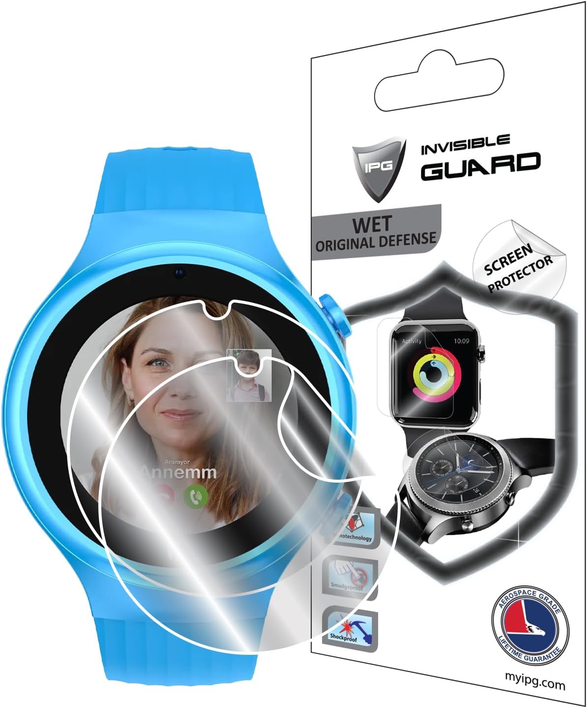 5S Akıllı Çocuk Saati ile uyumlu IPG HydroGel Ekran Koruyucu (2 Adet) (5S)