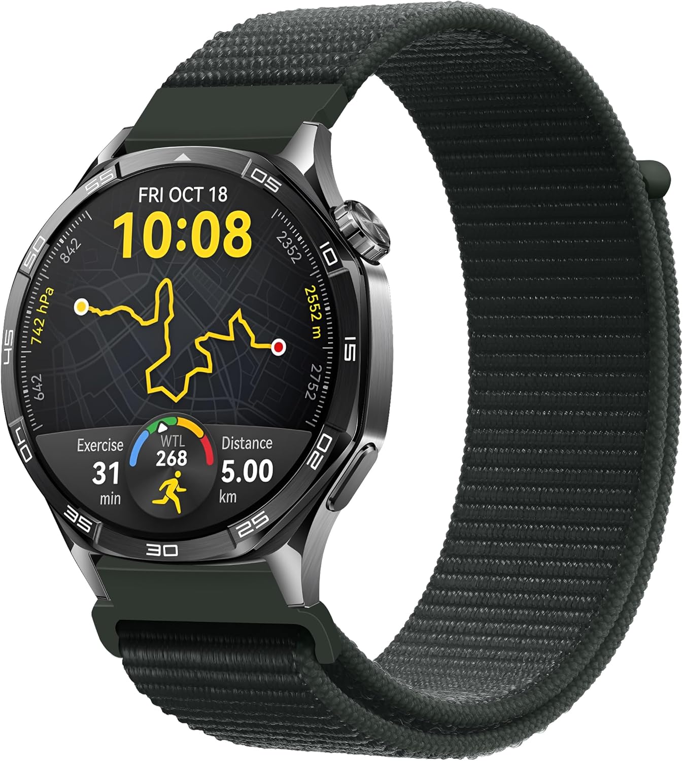 22mm ile Uyumlu Saatler için Hafif ve Rahat 46mm Hasır Kordon (GT5 Pro/GT5/GT4/ 4 Pro/GT3/GT3 Pro/GT2/GT2 Pro) Galaxy (Gear S3/ 46mm)