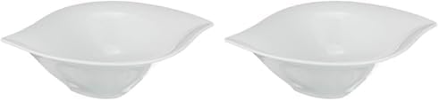 04A+P017188 Leaf Çorba Kasesi, Porselen 2li paket