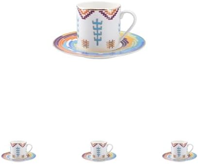 Ruanda Tabaklı Kahve Fincanı 90cc 4lü paket