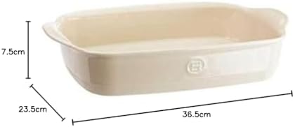 Henry Fırın Kabı Dikdörtgen 36 x 23 cm Krem