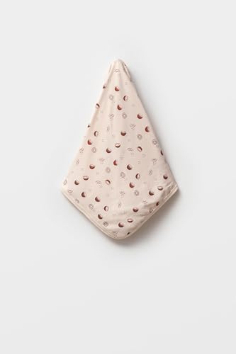 %100 PAMUK BASKILI, ÇİFT KATLI BEBEK BATTANİYESİ (COCONUT)