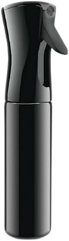 1 Adet 300 ml Uzun Süreli Püskürtme Mekanizmalı Sprey Şişesi – İnce Sis Püskürtme ile Saç, Bitki, Temizlik ve Güzellik Bakımı için Çok Amaçlı Siyah Sprey Şişe