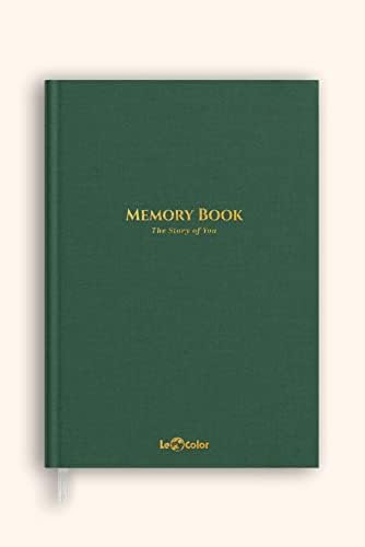 Le Memory Book Hatıra Defteri Altın Kenarlı Anı Albümü Yeşil