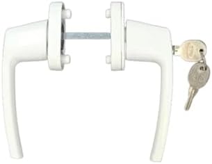 Anahtarlı Kilitlenebilir Alüminyum Pvc Pimapen Kolu Çift Taraflı