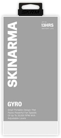 Portatif Soğutucu El Fanı Gyro Serisi Bilek Askı İpli Dijital LED Göstergeli Siyah