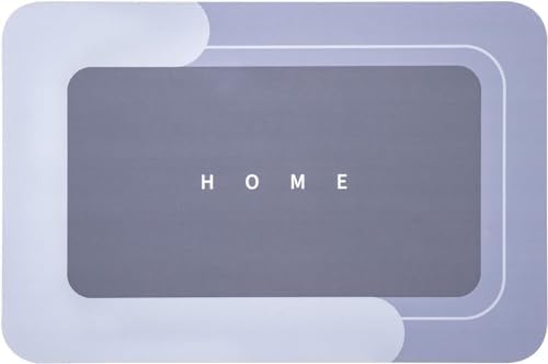 Banyo Paspası-Süper Emici-Kaymaz Tabanlı Banyo Ve Abdest Paspası Kare Mavi (Nks152)