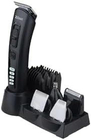 "Zilan ZLN8658 10'lu 1 Arada Profesyonel Saç ve Sakal Tıraş Makinesi | Uranus – Hızlı Şarj, LED Ekran, Ayarlanabilir 3-12 mm Tarak Aparatları "