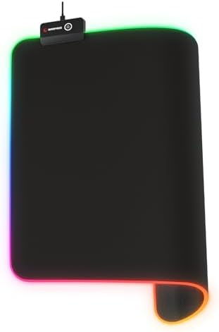 MP-23 Siyah 252 * 328 * 3mm RGB Ledli Gaming Mouse Pad