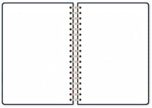 17x24 Spiralli Lastikli Sert Kapak Noktalı Not Defteri - Dağ