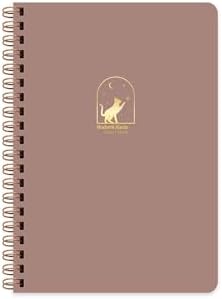 17 * 24 Spiralli Akademik Ajanda - Mocha