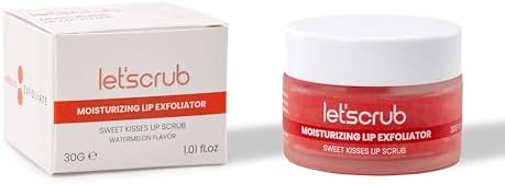 Let'scrub Nemlendirici Dudak Peelingi Sweet Kisses Lip Scrub Karpuz Aromalı Şeker Partiküllü Shea Yağlı 30 gr